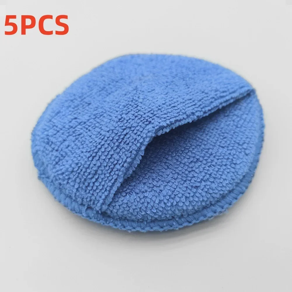 10/1Pcs Weiche Mikrofaser Auto Wachs Applikator Handschuhe Polieren Schwamm Wachs Schaum Auto Wachs Applikator Pad Auto Detaillierung reinigung Werkzeuge