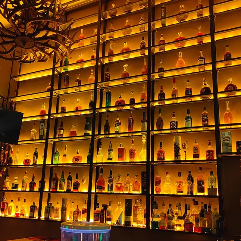 

Wall Wedding Wine Rack Lattice Cube Narrow Storage Modern Club Narrow Standing Cabinet Muebles De Candybar Restaurant Furniture