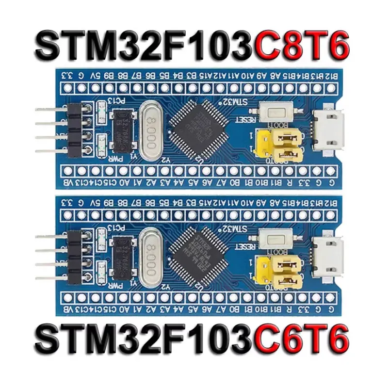 STM32F103C6T6 STM32F103C8T6 Minimal system board Microcontroller learning board ARM development board MICRO  TYPE-C
