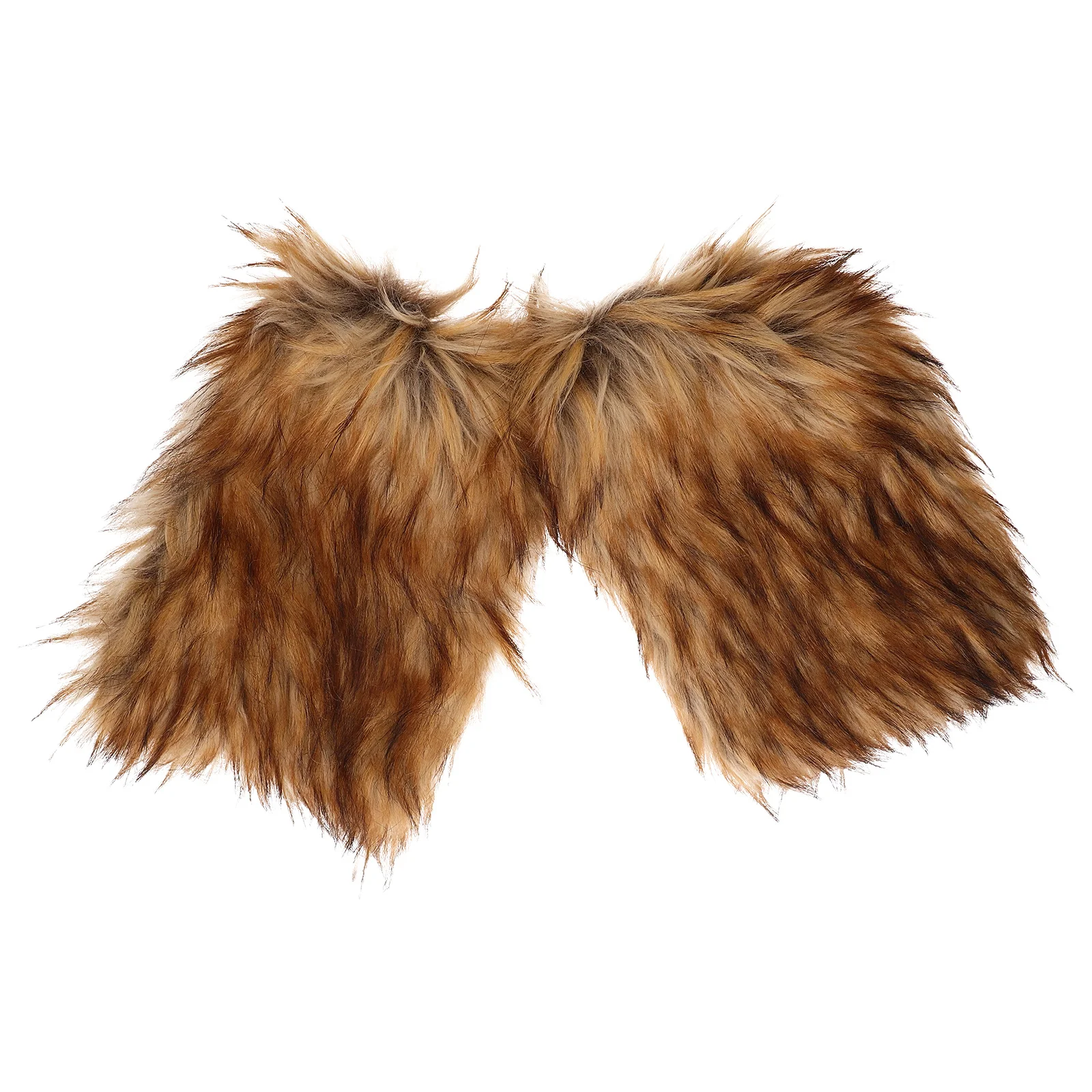 1 Paar Viking Faux Kunstmatige Warme Beenwarmers Bruin Middeleeuws Kostuum Accessoires Halloween Cosplay Warmer Viking Kostuum Mannen