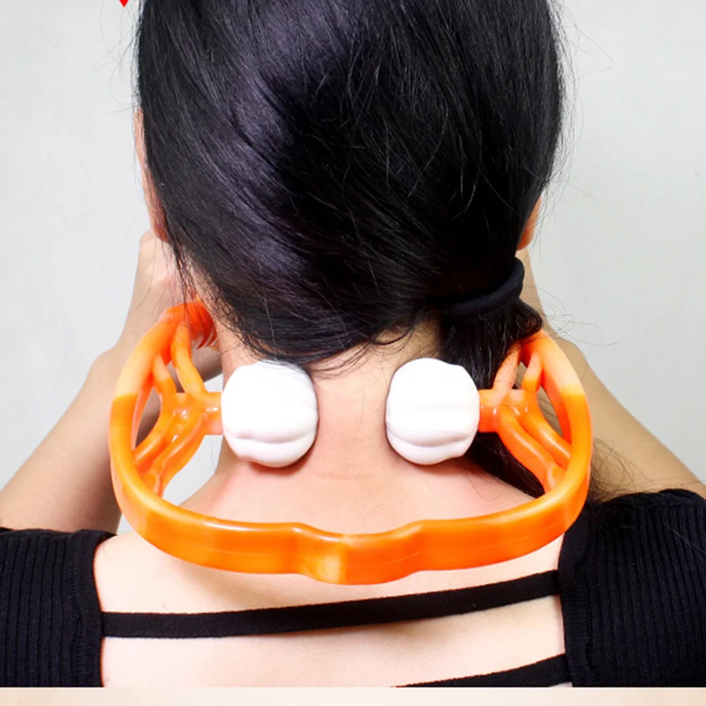 

U Shape Neck Massager Ergonomic Manual Shoulder Body Massage Tool Muscle Relaxation Portable For Office Home High Quality
