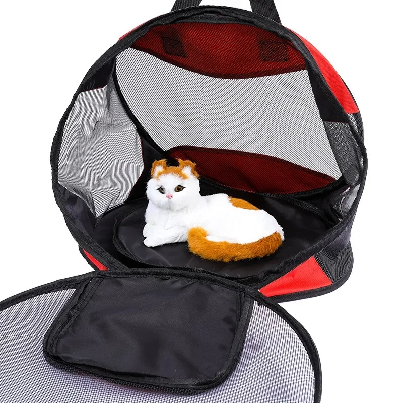 Portable Cat Bag Go Out Portable Triangle Portable Cat Breathable Folding Pet Bag Dog Bag Injection Neuter