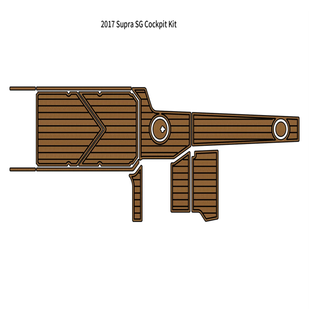 

2017 Supra SG Cockpit Kit Boat EVA Faux Foam Teak Deck Floor Pad