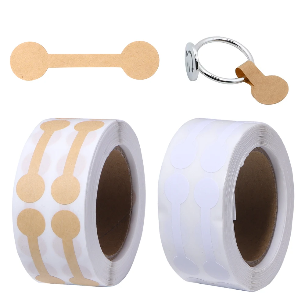 

1roll/lot Self-adhesive Price Tags Sticker Roll Labels Sticker For Jewelry Rings Ornaments Sale Price Display Stick Paper