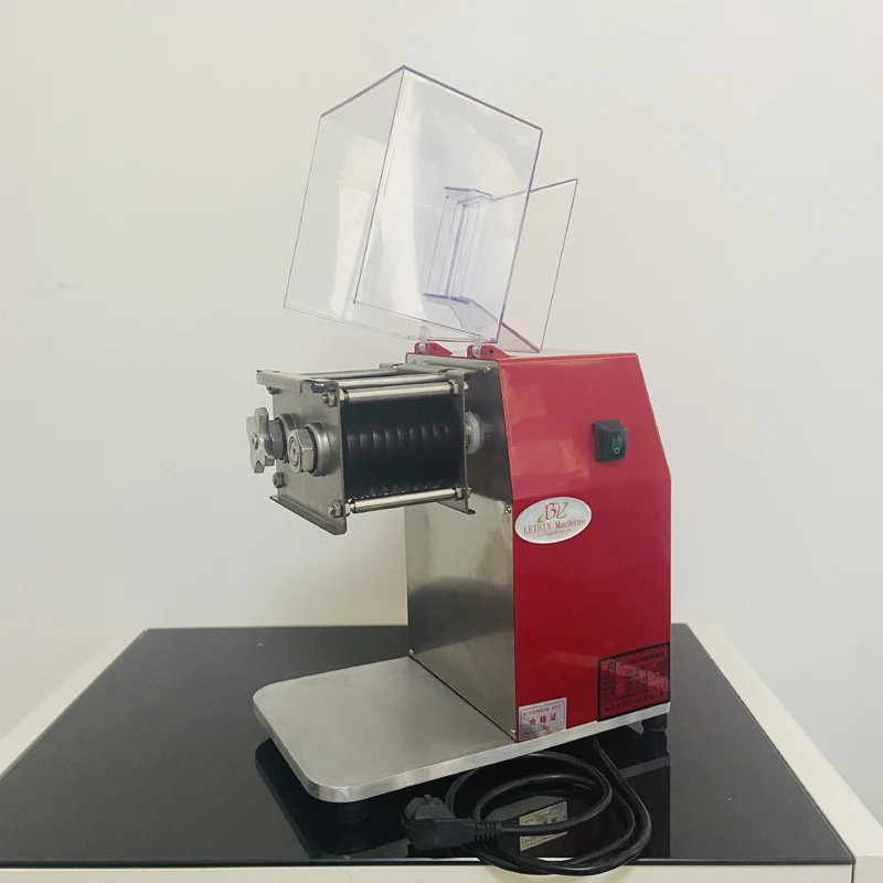 New Automatic Meat Cutter Machine 220v Adjustable Fresh Meat Slicer Vegetable Shredder Beef and Mutton Cut Into Slices