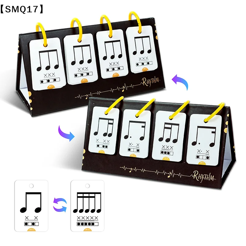 Blank Sheet Music Notebook - 72PCS Music Enlightenment Learning Cards Note
