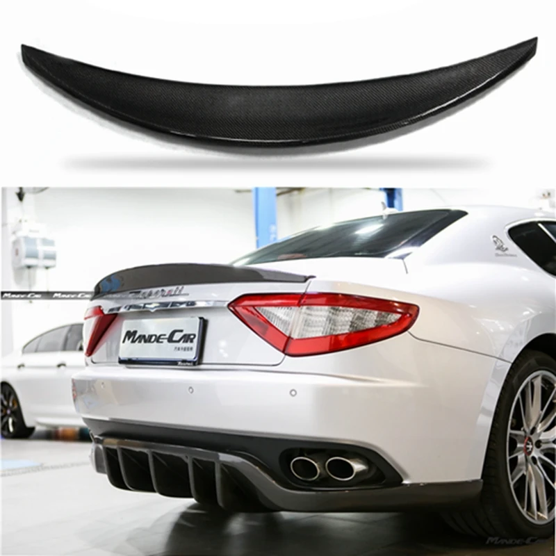 

For Maserati GranTurismo Coupe 2-door 2008 - 2010 Carbon Fiber / FRP Rear Spoiler Trunk Wing