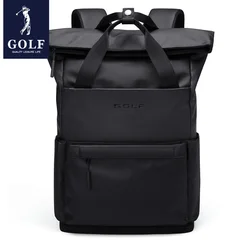 GOLF Fashion Backpacks Men Stylish Laptop Backpack 15 6 Inches Oxford Back Pack Black Waterproof Commuter Travel Anti Theft Bag