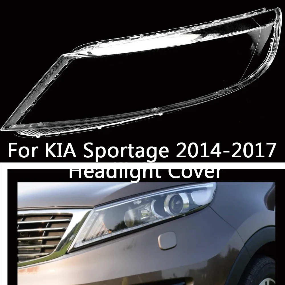 

HTTCY For Kia Sportage R 2015 2016 2017 Headlamps Shell Cover Lens Headlight Cover Transparent Lampshade Glass Headlights Shell