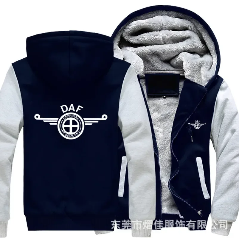 2023 NEW DAF of Anarchy chaos fleece cotton coats Liberalism winter zipper Print Mens Hoodies Jacket MC Thicken Sweaterwear