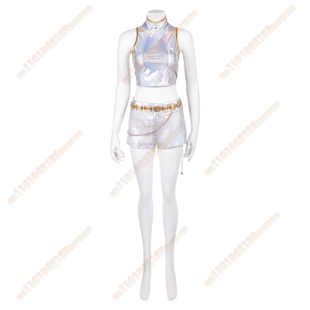 NEW Rumi Cosplay Set Kpop Demon Fantasia Hunters Adult Women Outfits Halloween Party Outfits Idol Stage Performance Costume Suit