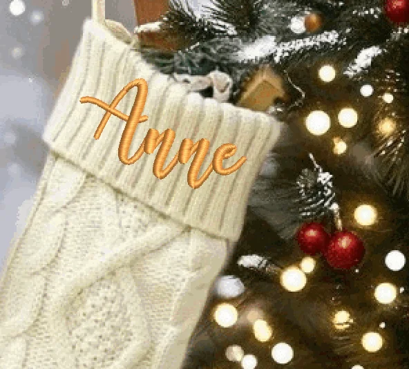Personalized Unique Name For Kids Stocking Christmas Red Green Cable Knitted socks Custom Embroidered Holiday Gift Stockings