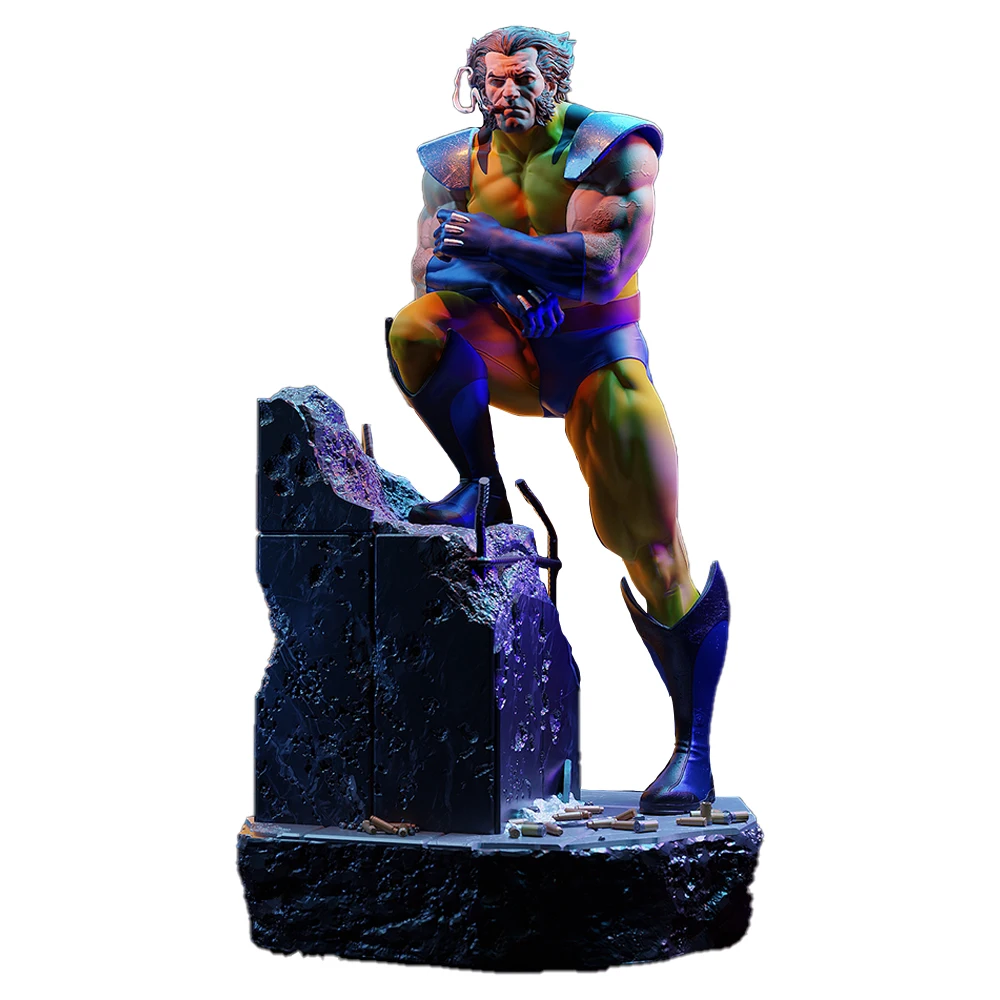 Figurki anime Kael Clawshadow o wysokiej detali, skala 1:18 |   Miniaturowa figurka z żywicy 3D |   Niepomalowany model do sklejania: Łowca Licana z Pazurami (A1137)