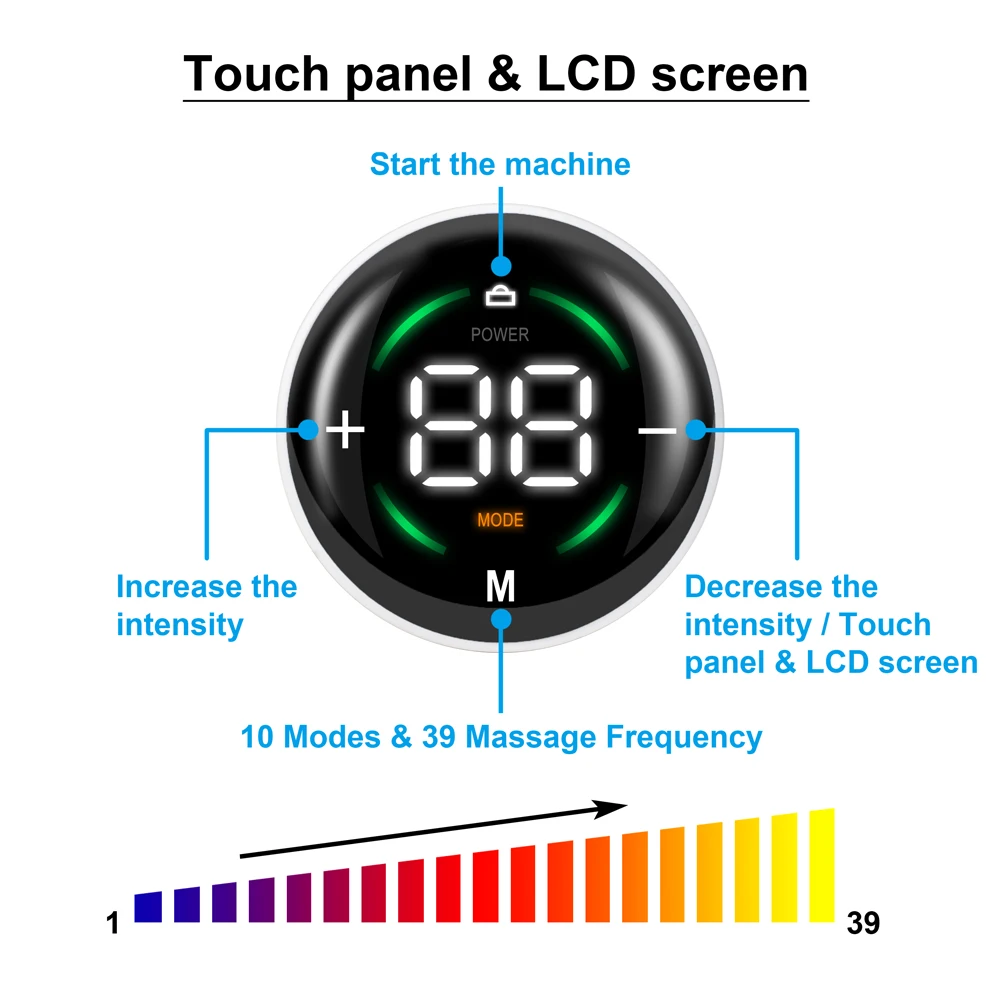 Muscle Stimulator Body Slimming Belt Electric Abdominal Trainer Toner Weight Loss New Smart EMS Fitness Vibration Belt Unisex