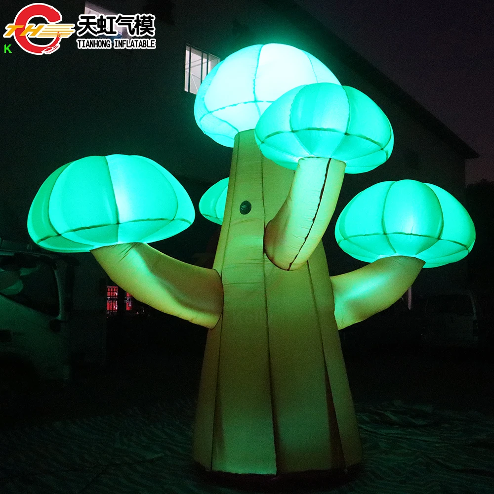 

Free Door Shipping 4m-13ft High Inflatable Tree Model with Lighting Outdoor Decoration Ground Balloon for Advertising