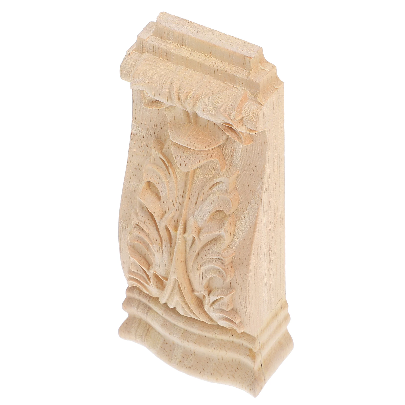 

1pc Solid Wood Stigma Beam Support Vintage Carving Corbels Decorative Corner Furniture Roman Themed Transfers Home Diy Ornament
