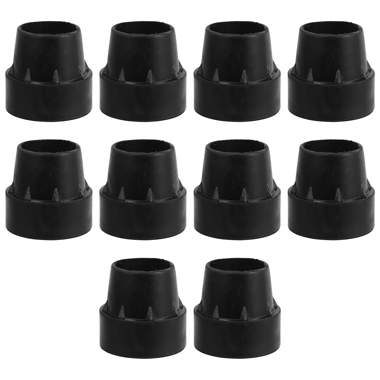 

10 Pcs Anti-slip Cushion Cover Mini Trampoline Legs Component Stainless Steel Replacement Parts with Pad
