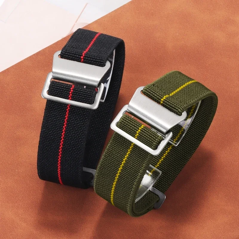 18mm 20mm 22mm Nylon Strap for Seiko SKX007/009 for Omega Bracelet Troops Parachute Backpack Watctband for Samsung Galaxy Watch