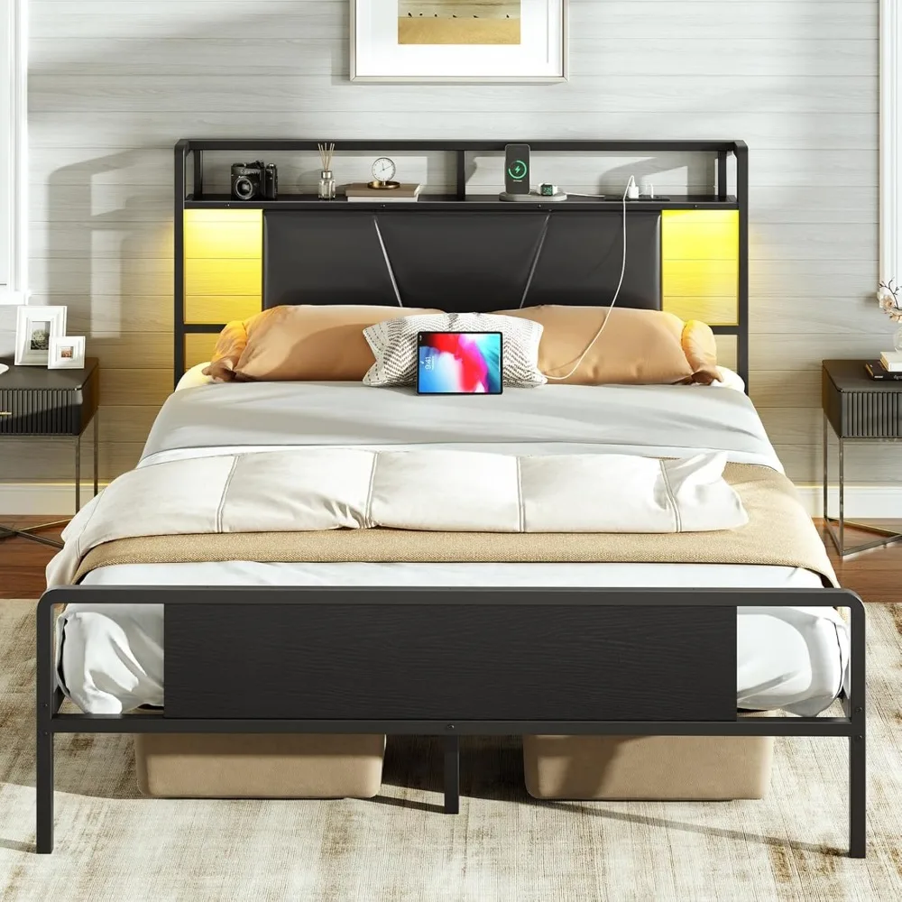 Full Bed Frame With…