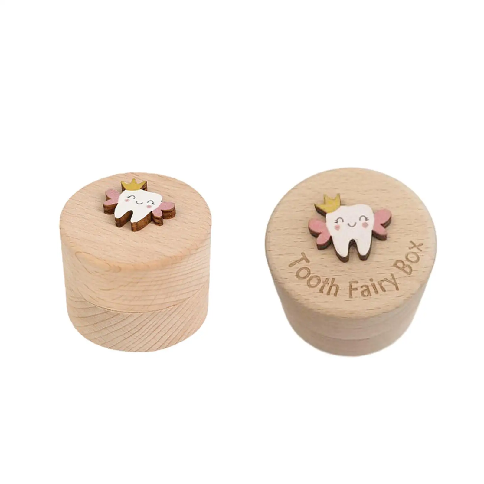 

Tooth Fairy Box Fetal Hair Multipurpose Lost Tooth Storage First Collection Memorial Box for Baby Shower Birthday Gift Kids Baby