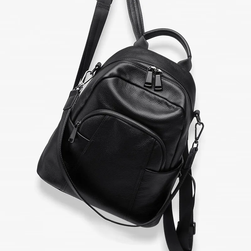 RanHuang New Arrive 2025 Women's Genuine Leather Backpacks High Quality Fashion Backpacks Ladies Travel Bags B422