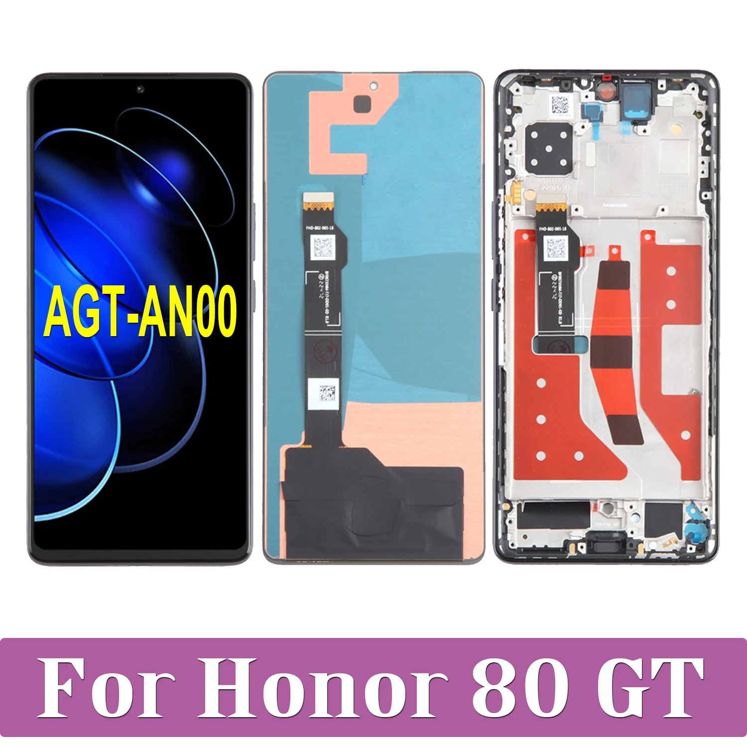 

AMOLED For Huawei Honor 80 GT LCD Display Touch Screen Digitizer Assembly For Honor80 GT Honor 80GT AGT-AN00 LCD