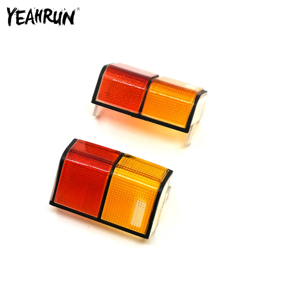 YEAHRUN 1 Pair Tail Light Cover Axial SCX10 II 90046 90047 Cherokee 1/10 RC Crawler Car Shell Body Parts