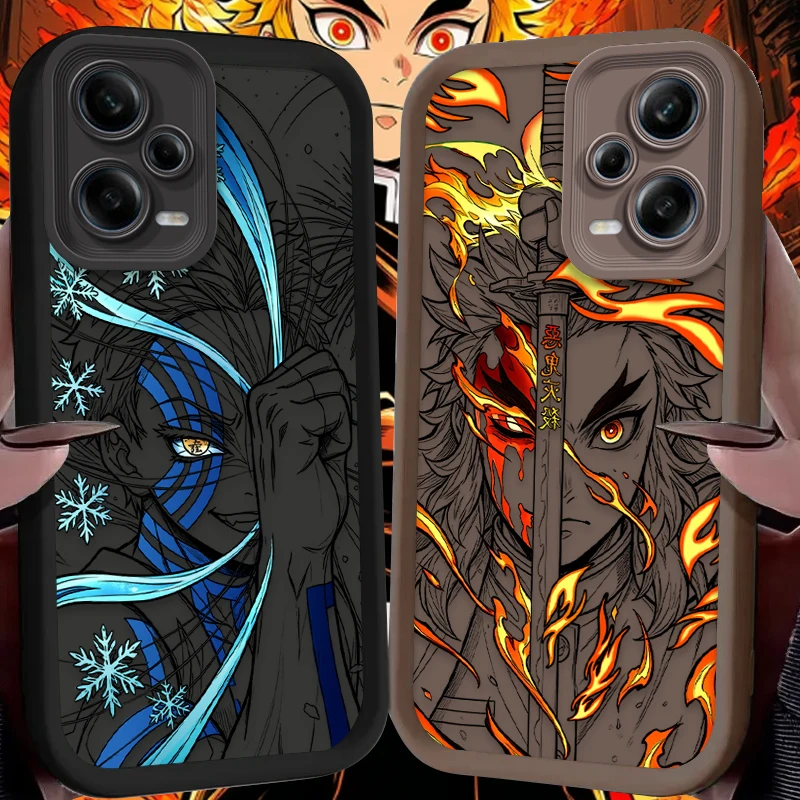 Phone Accessories Demon Slayer - 데몬 슬레이어 아카자 렌고쿠 라인 페인팅