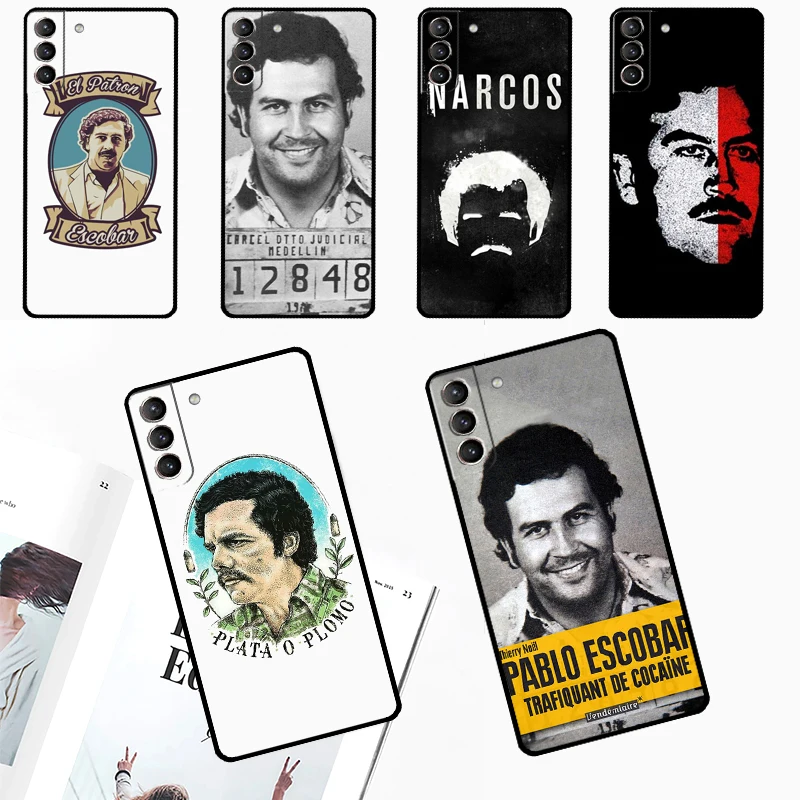 Pablo Escobar Narcos Phone Case For Samsung Galaxy S24 Ultra S22 Plus S20 S21 S23 FE Note 20 10 S8 S9 S10 Cover