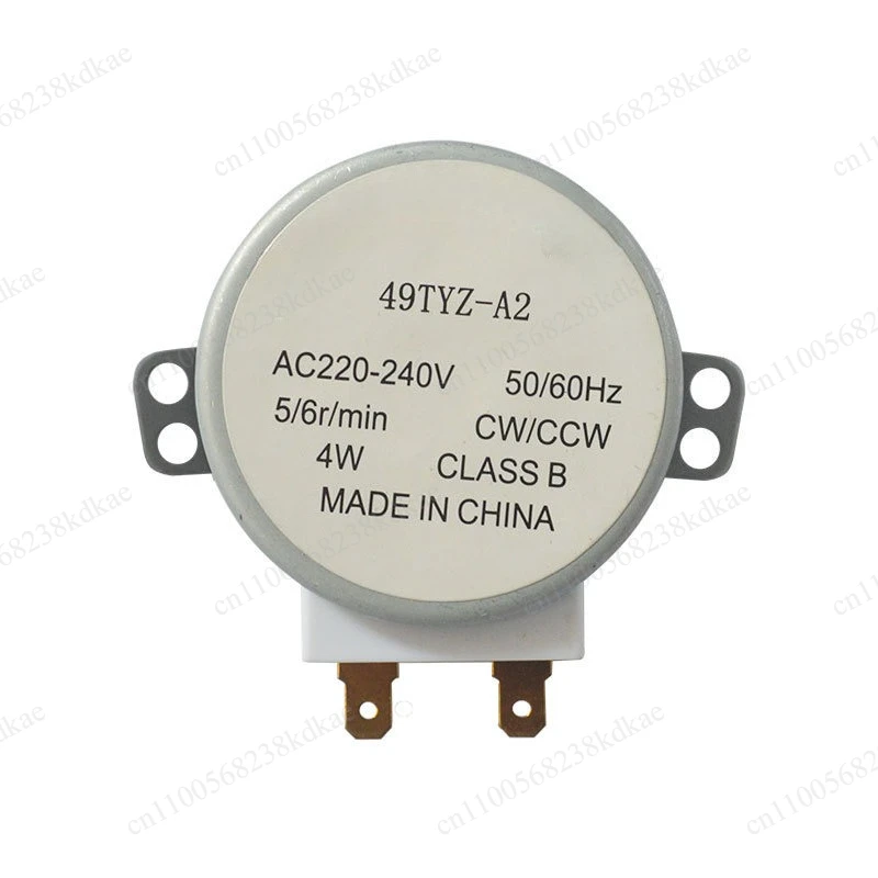 Motor Sincrónico para Plato Giratorio de Microondas 49TYZ-A2, 220V, Eje D