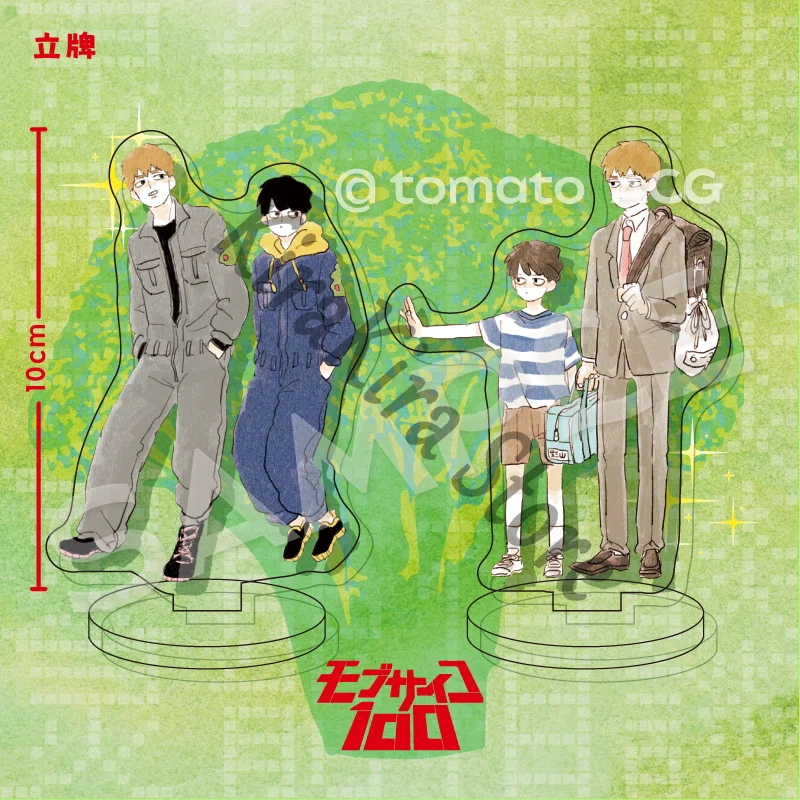 

Anime Mob Psycho 100 Kageyama Shigeo Cosplay Acrylic Standing Reigen Arataka Table Top Hanazawa Teruki Stand Figure Decor Gifts