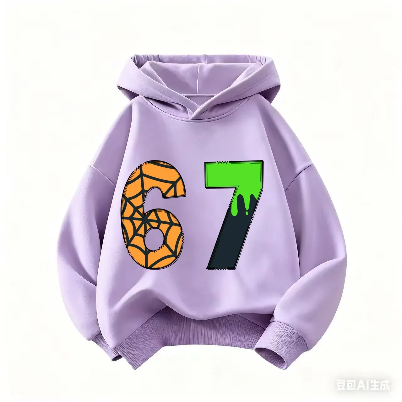 هوديي للأطفال من Viral 67 بشعار إنترنت مضحك، زي مريح وعصري وممتع للأطفال