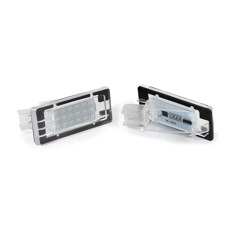 For Renault Espace Laguna Scenic Fluence Dacia Duster Logan Number Lamps Error Free LED License Plate Lights