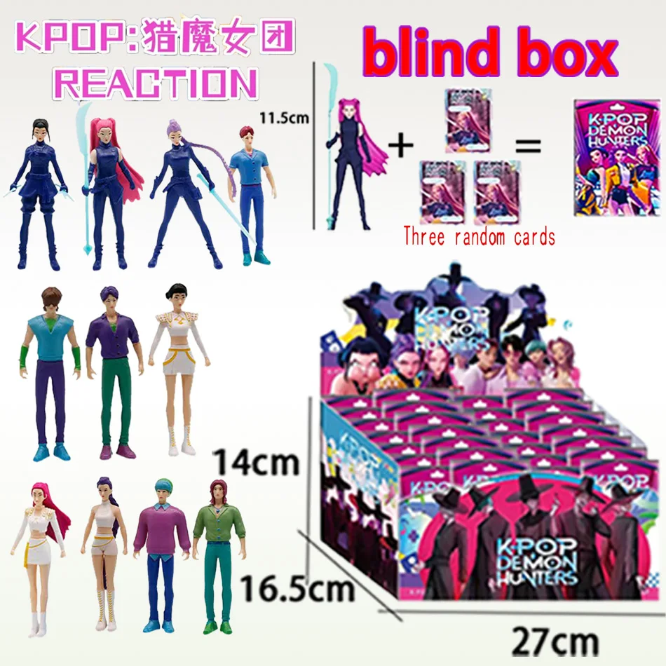 2026 Anime Blind Box Kpop Demon Hunters Figuur Model Speelgoed Rumi Mira Zoey Sussy Kids Collectie En Verrassingscadeau