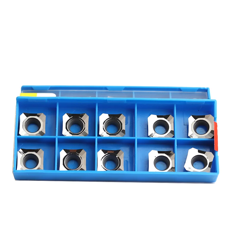 10 pçs seht1204 affn x83 h01 carboneto de inserção cnc torno fresagem ferramenta de gerencio ferramentas cortador de metal seht 1204 lâmina para alumínio
