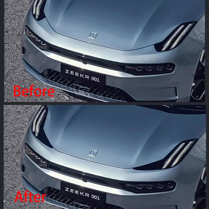Zeekr 001 Car Sticker Accessories Car Headlight Eyebrow Sticker