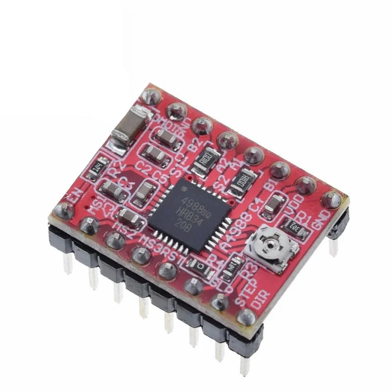 Reprap السائر سائق محرك متدرج سائق A4988 مع زعنفة التبريد #2