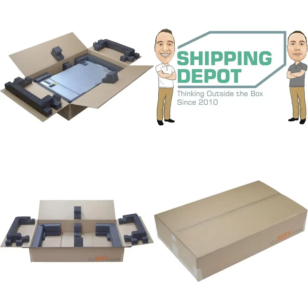 صندوق شحن الخادم العالمي لنماذج 1U و2U - حل تغليف آمن وحماية لمعظم أحجام الخادم - كابا كبيرة #1