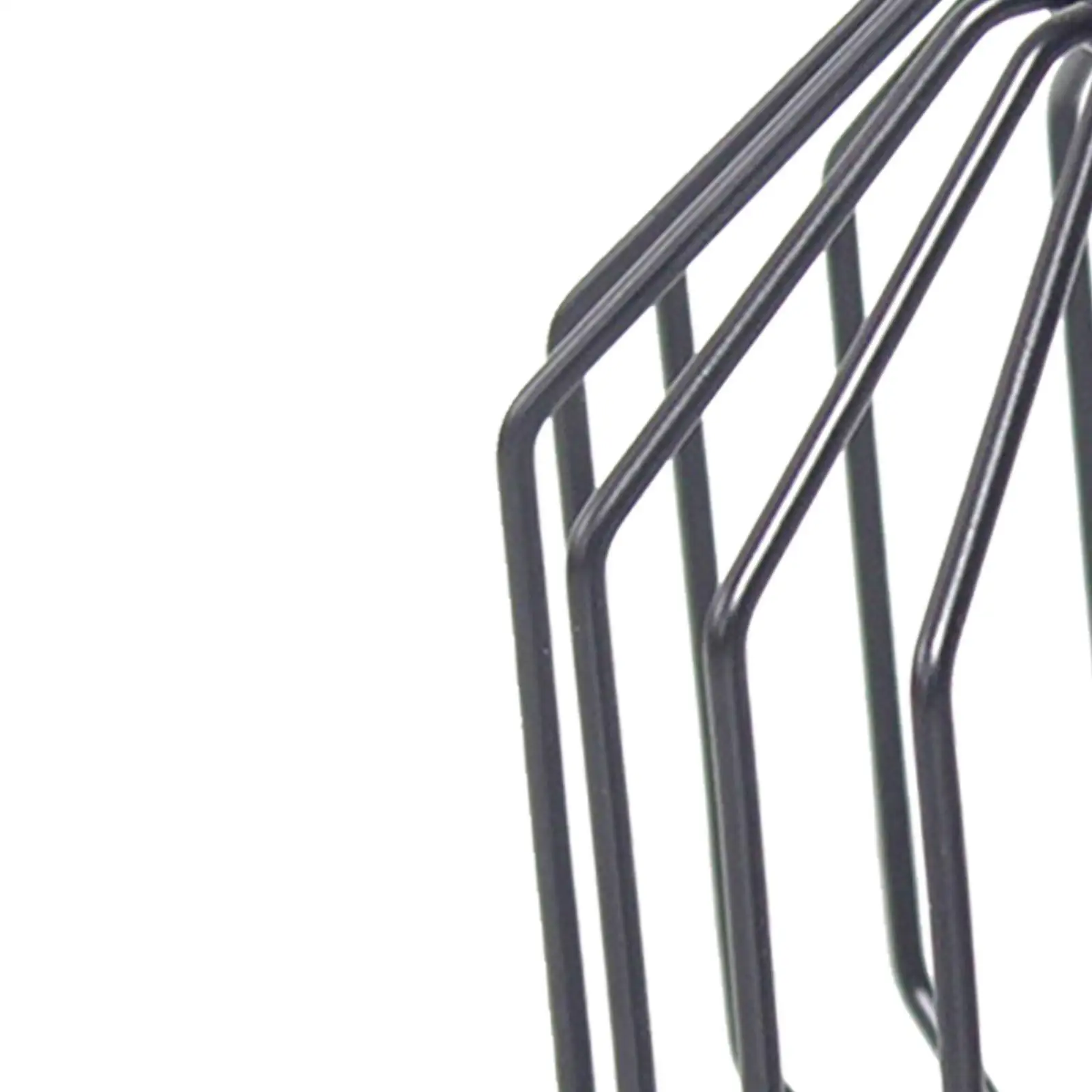 Wrought Iron Lampshade Simple Cage Pendant Light Shade Smooth Surface Bedside Lamp Cover for Bedroom