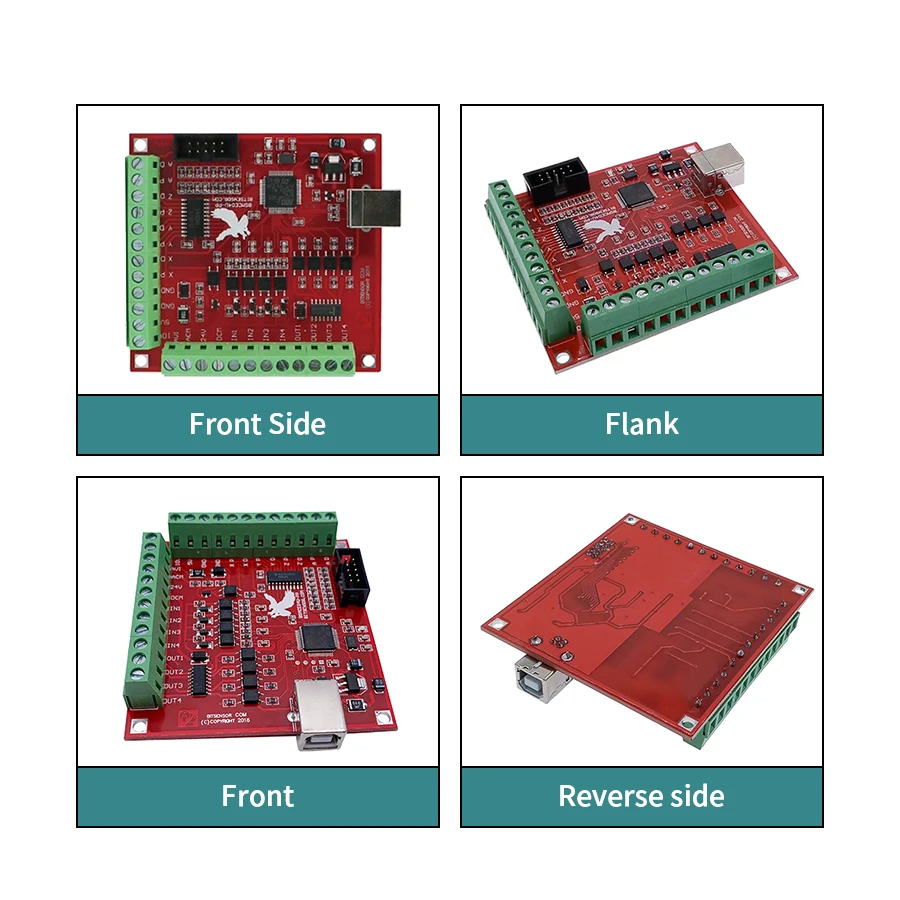 Super-Powered USB Interface MACH3 Motion Control Card Feidiao Card Main Engraving Machine Control CNC Interface Board Four-Axis