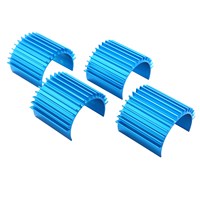 Aluminum 370 380 Motor Heatsink Fin for RC 1/16(Pack of 4)