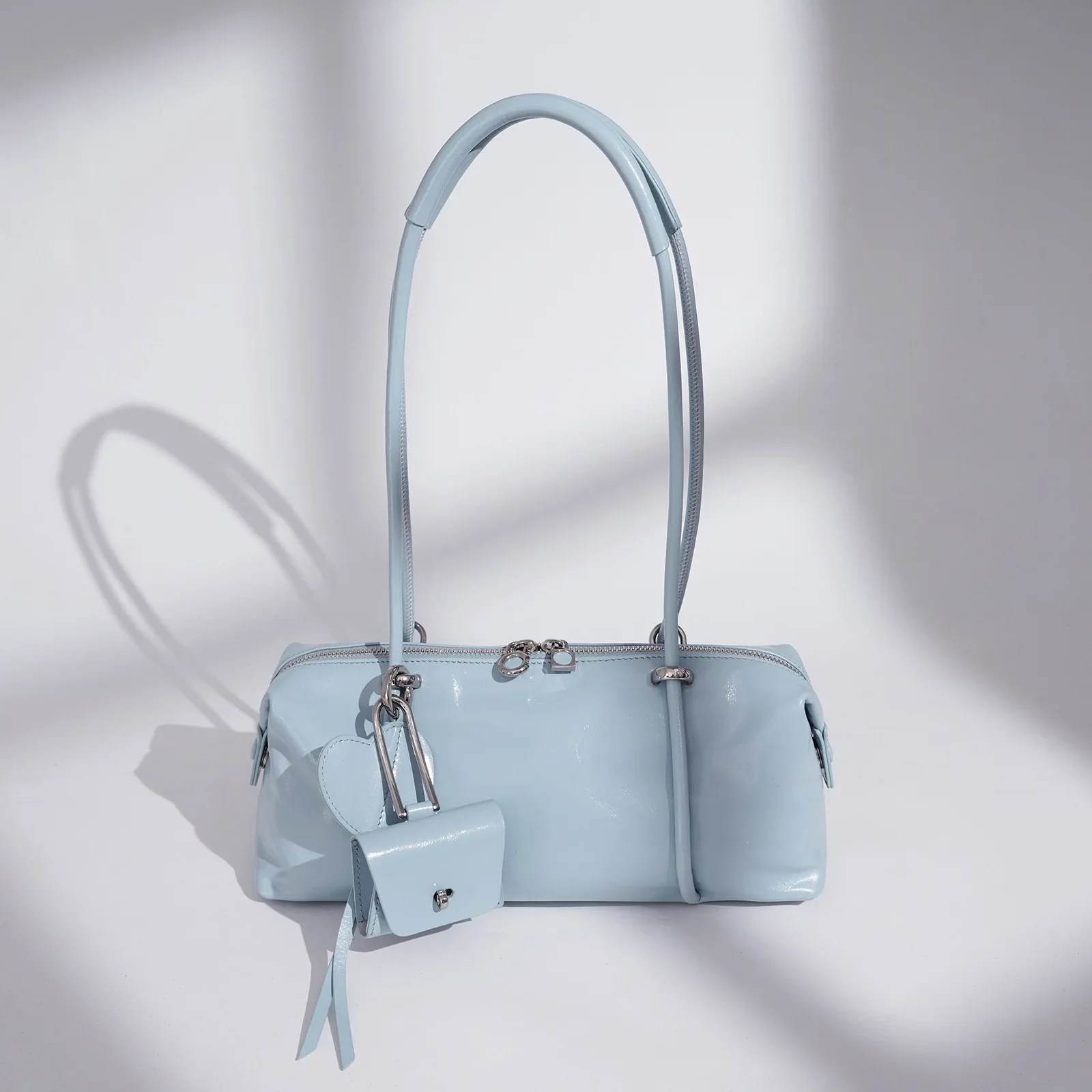 

Luxury Unique Paris Style Diaper Bag Textured Leather Crossbody Handbag For Women Large Capacity Stylish Minimalist Messenger