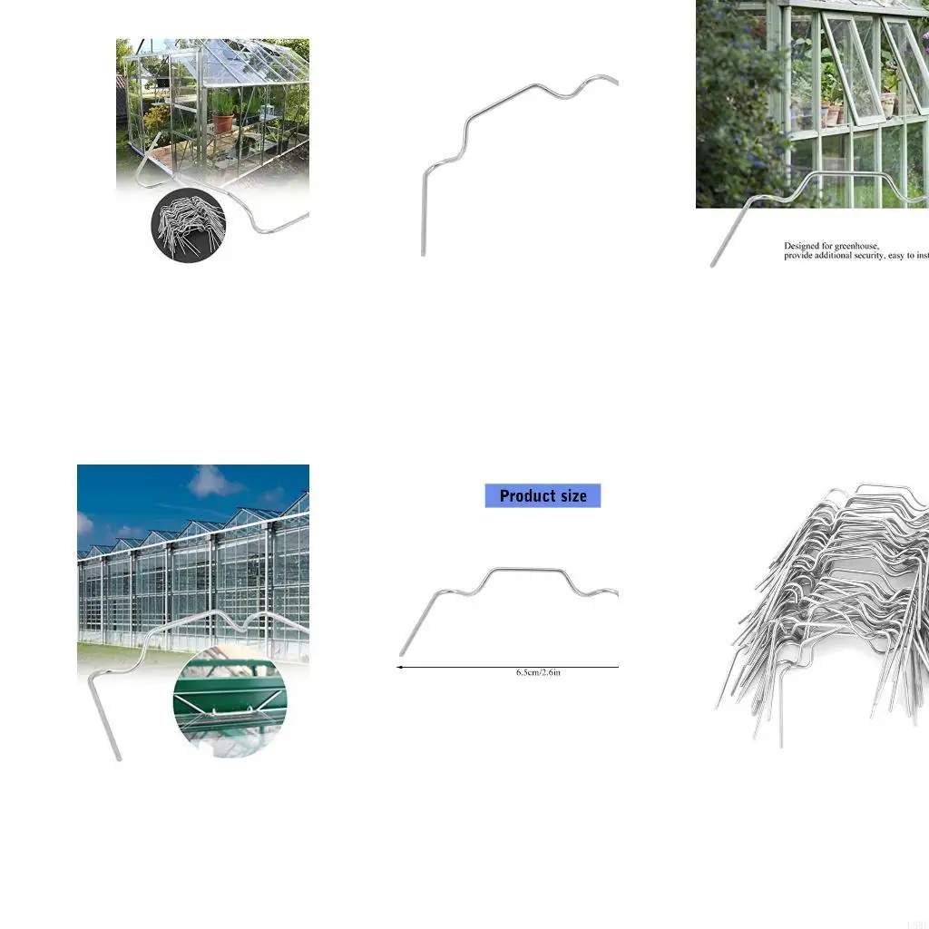 

Профессиональные теплицы зажимать w форма пружинного стеклянного зажима