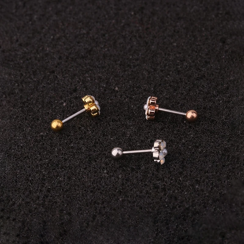 1Piecee Xquisite Star Moon Grape Piercing Stud Earrings for Women Earrings Gift 99% Pure Titanium Metal Helix Earring Jewelry