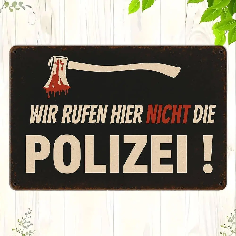 Retro Warning Sign:…