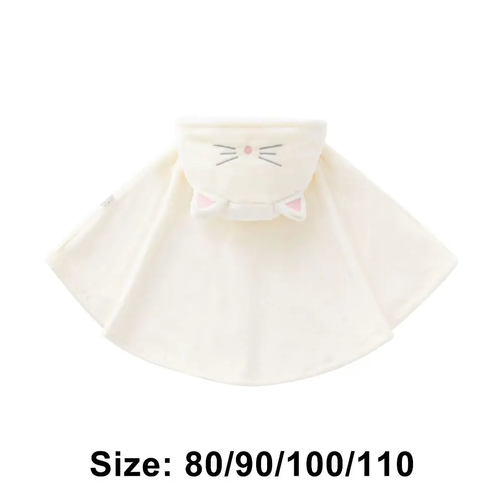 عباءة أطفال متينة دافئة بقلنسوة 0-2 سنة من الصوف للشتاء 73/90 سنتيمتر ملابس لحديثي الولادة للأولاد والبنات #6