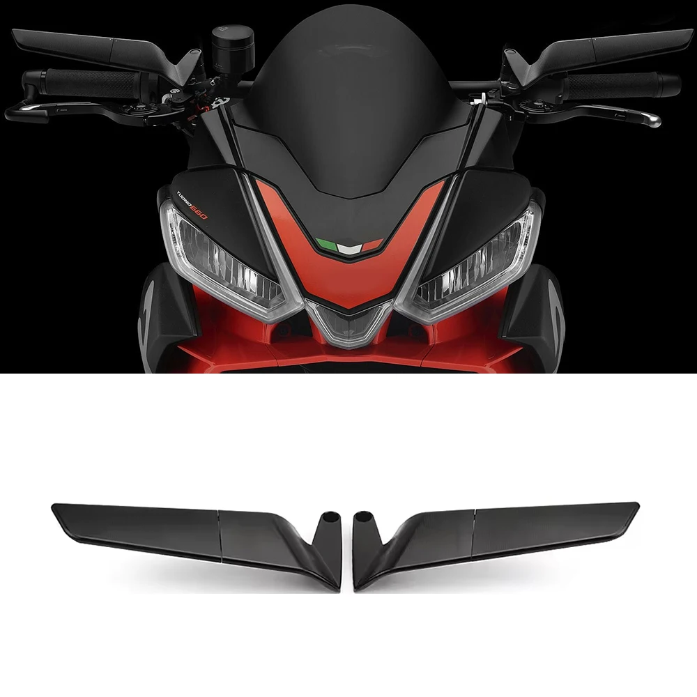 

Motorcycle Aluminium Wind Wing Adjustable Rotating Rearview Mirror For Aprilia Tuono 660 2021 - 2023 TUONO 660 Factory 2022 2023