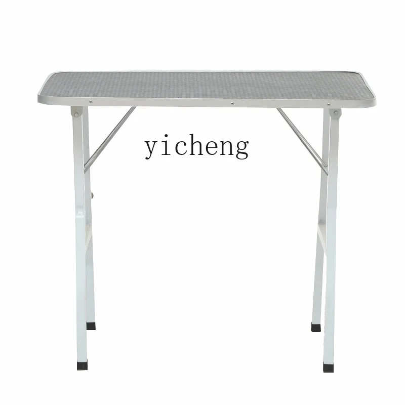 Zk Pet Shop Folding Modeling Table Pvc Texture Desktop Home Dog Bath Trim Hair Cosmetic Table