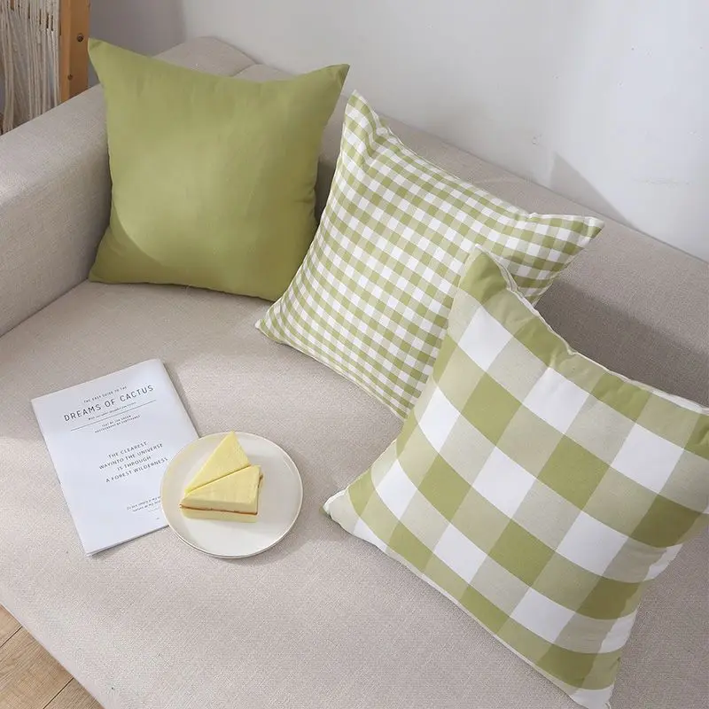 

pillow case pillow cover Modern plaid cushion cover for living room sofa pillow cover dakimakura body pillow cover