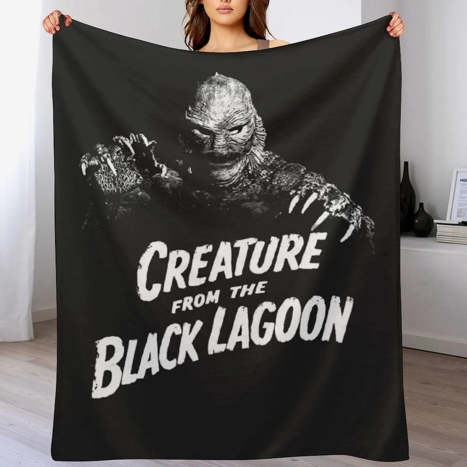 

Creature from the Black Lagoon Throw Blanket